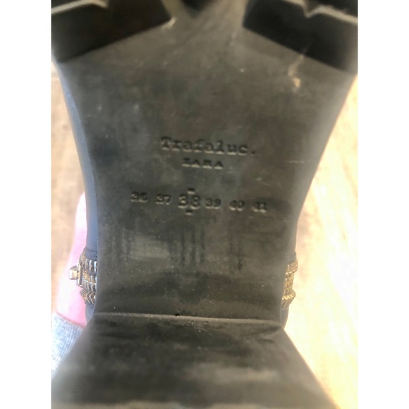 Zara zipper black chunky ankle boots 🖤 - Picture 13 of 13